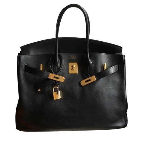 black hermes handbag.